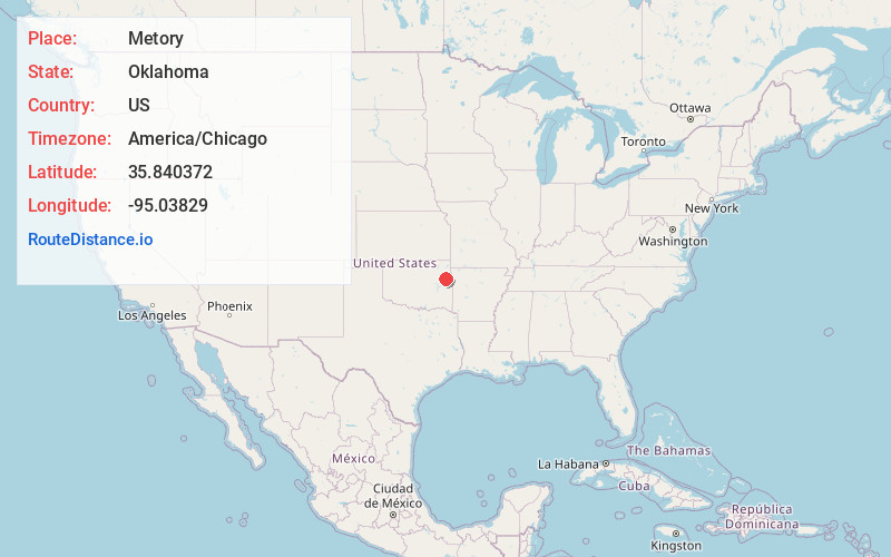 Map of Metory