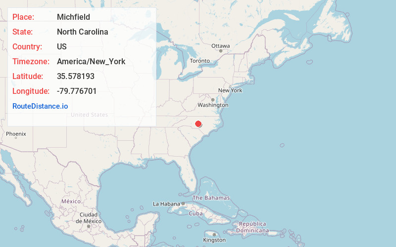Map of Michfield