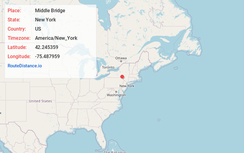 Map of Middle Bridge