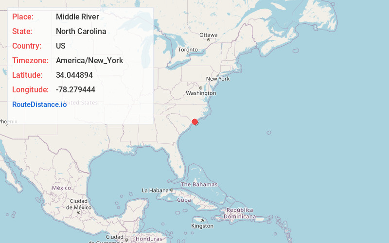 Map of Middle River