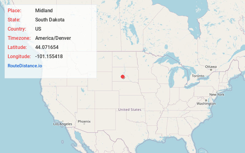 Map of Midland