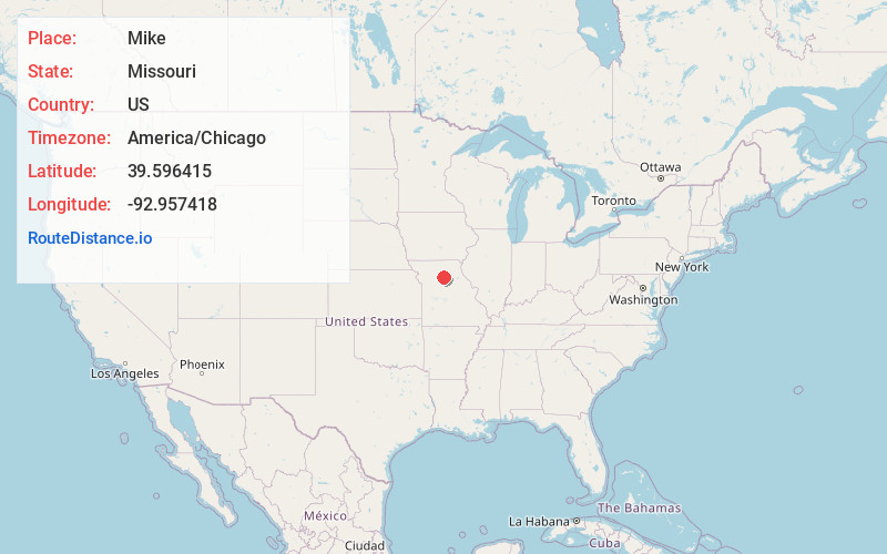 Map of Mike