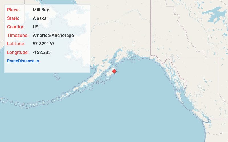 Map of Mill Bay