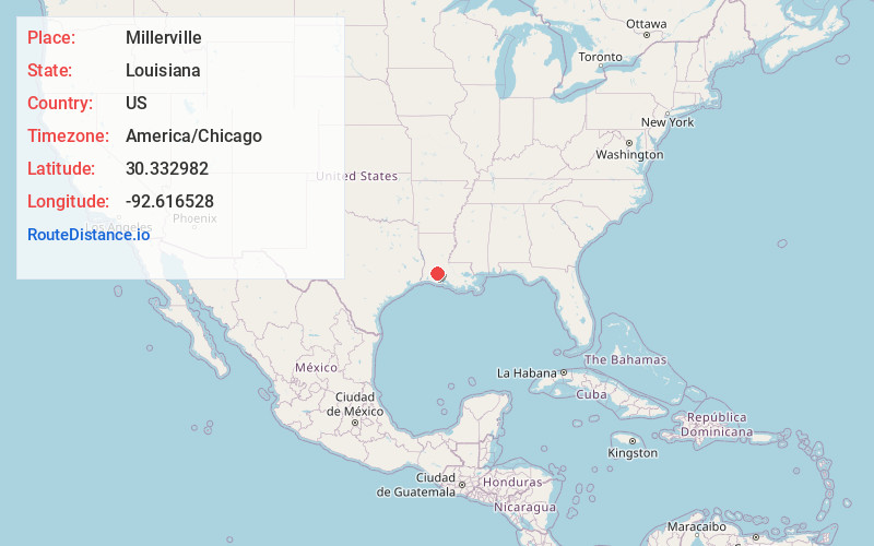 Map of Millerville