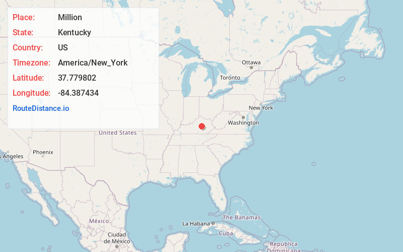 Map of Million