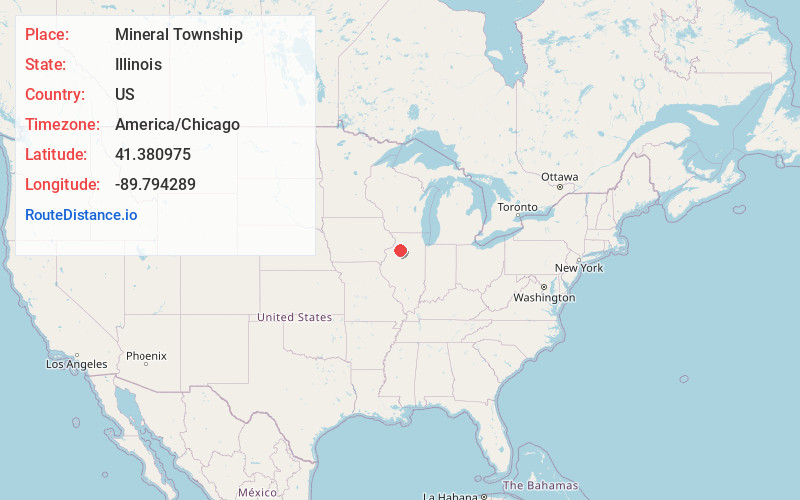Map of Mineral Township