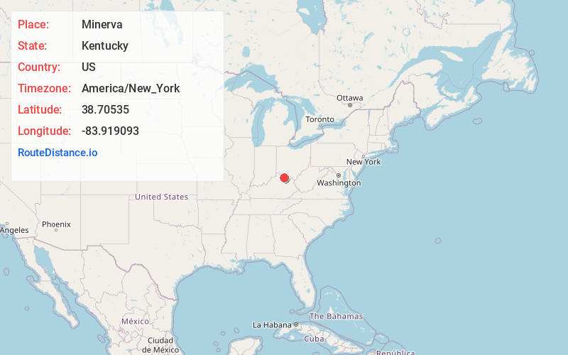Map of Minerva