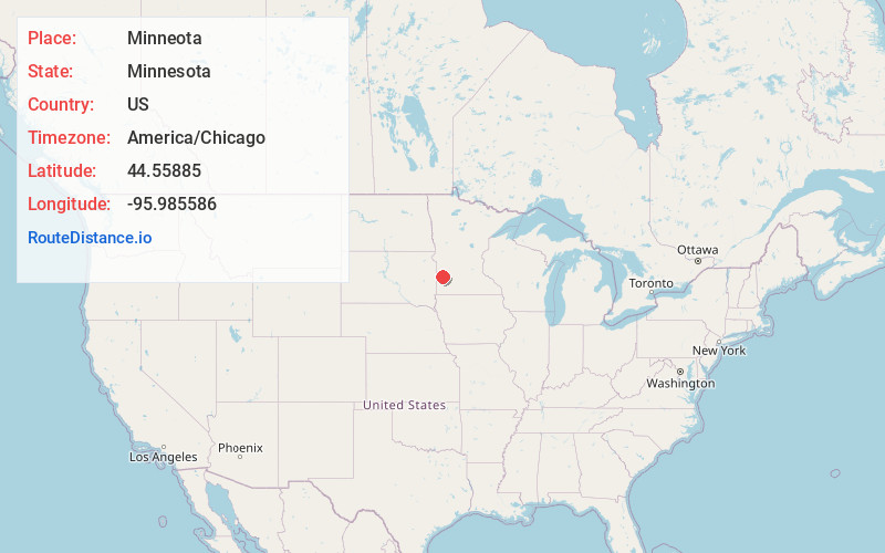 Map of Minneota