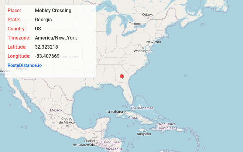 Map of Mobley Crossing
