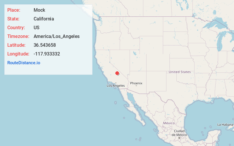 Map of Mock