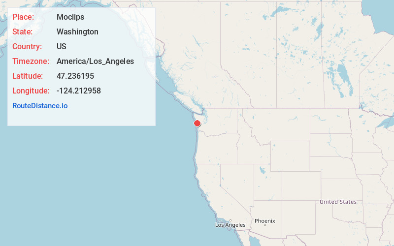 Map of Moclips