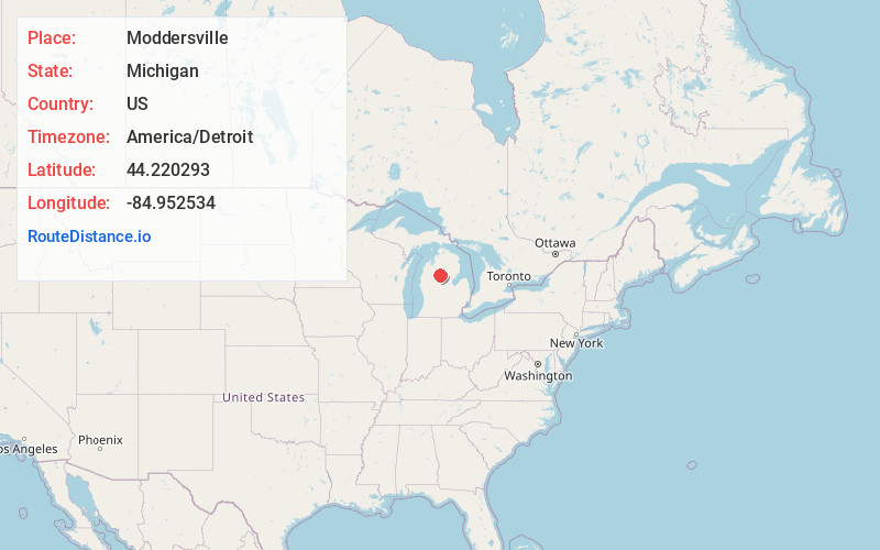 Map of Moddersville