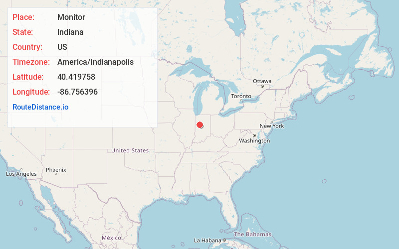 Map of Monitor