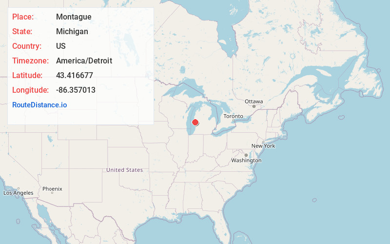 Map of Montague