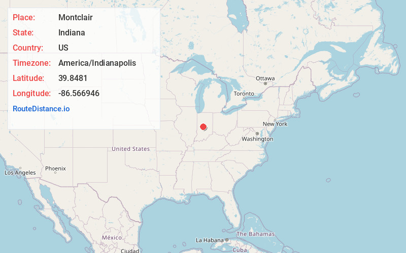 Map of Montclair