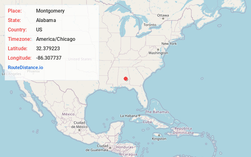 Map of Montgomery