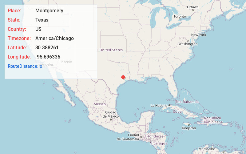 Map of Montgomery