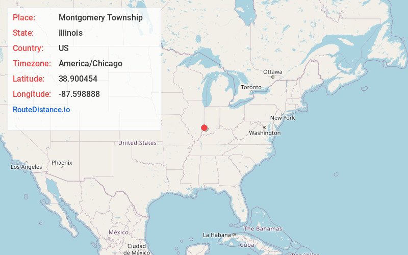 Map of Montgomery Township