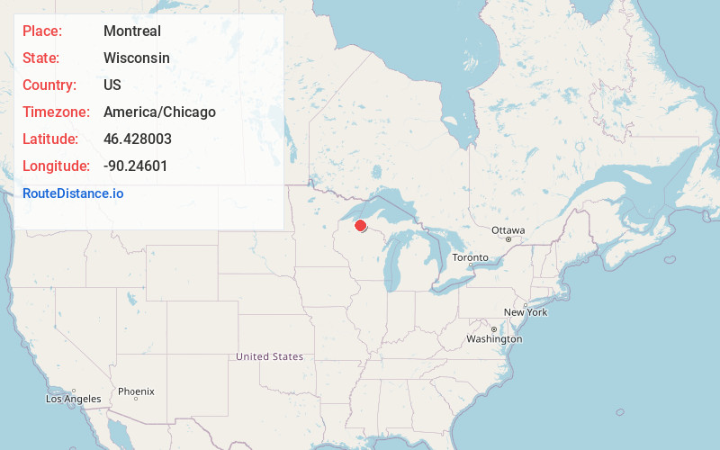 Map of Montreal