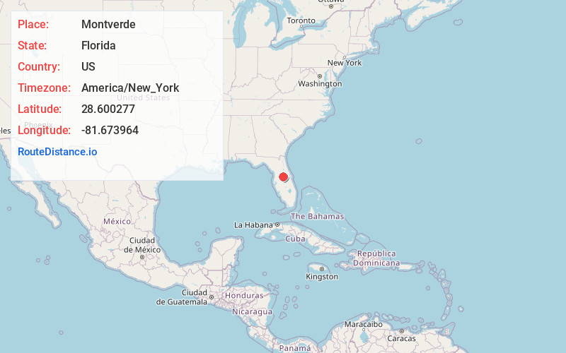 Map of Montverde
