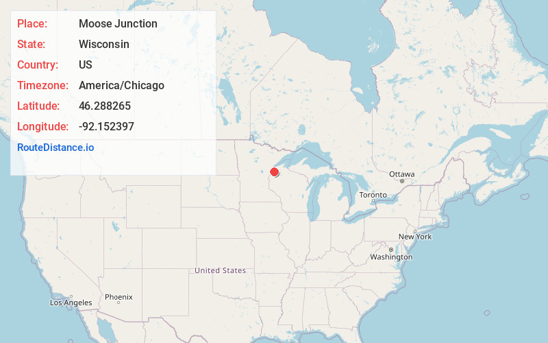 Map of Moose Junction