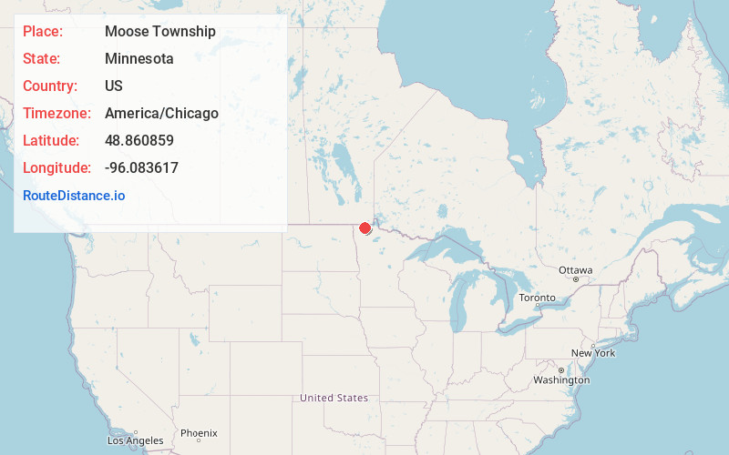 Map of Moose Township