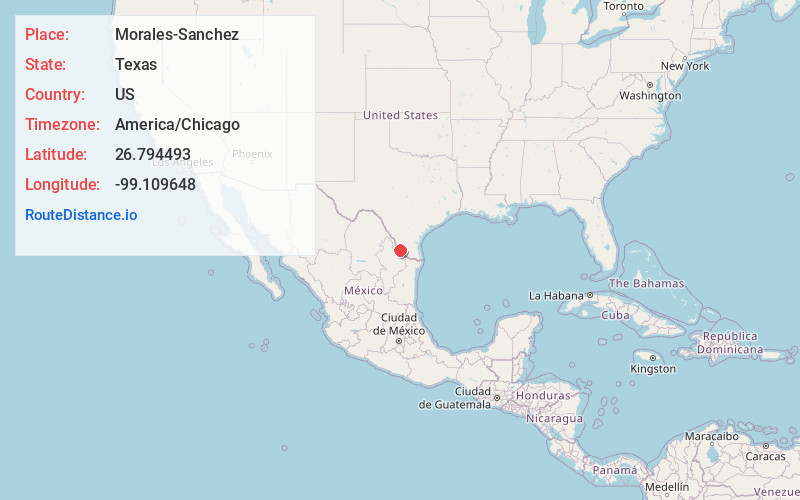 Map of Morales-Sanchez
