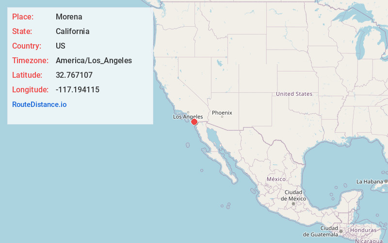 Map of Morena