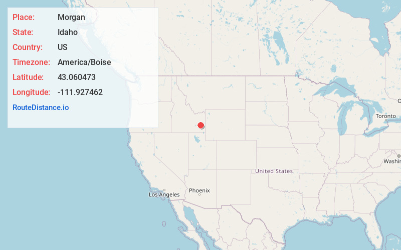 Map of Morgan