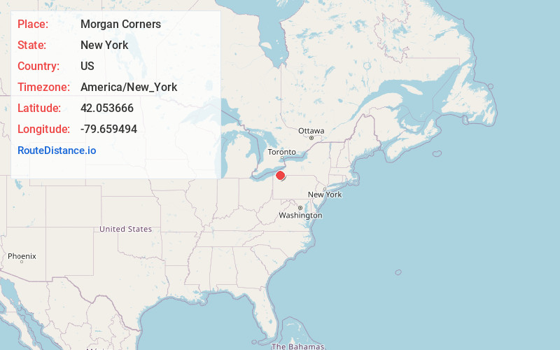 Map of Morgan Corners