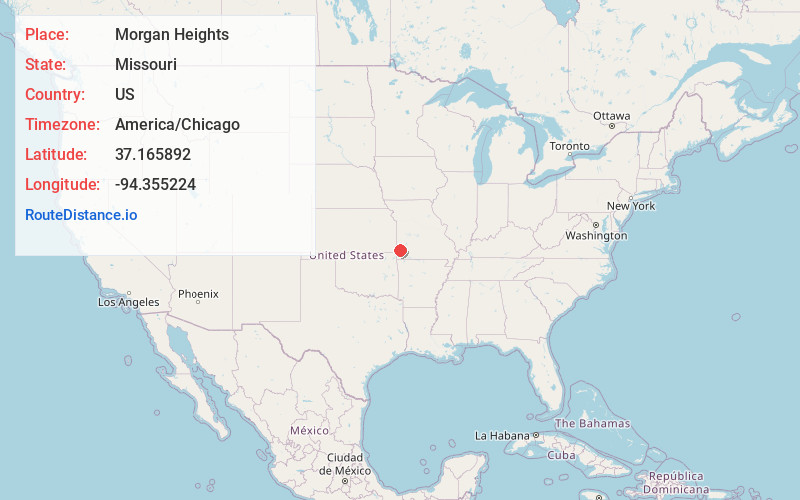 Map of Morgan Heights
