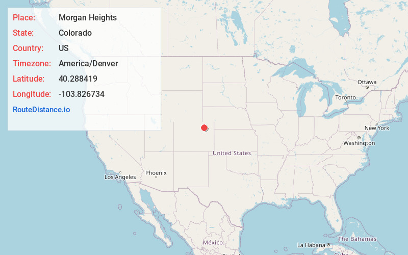 Map of Morgan Heights