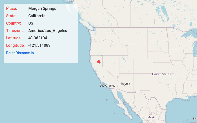 Map of Morgan Springs