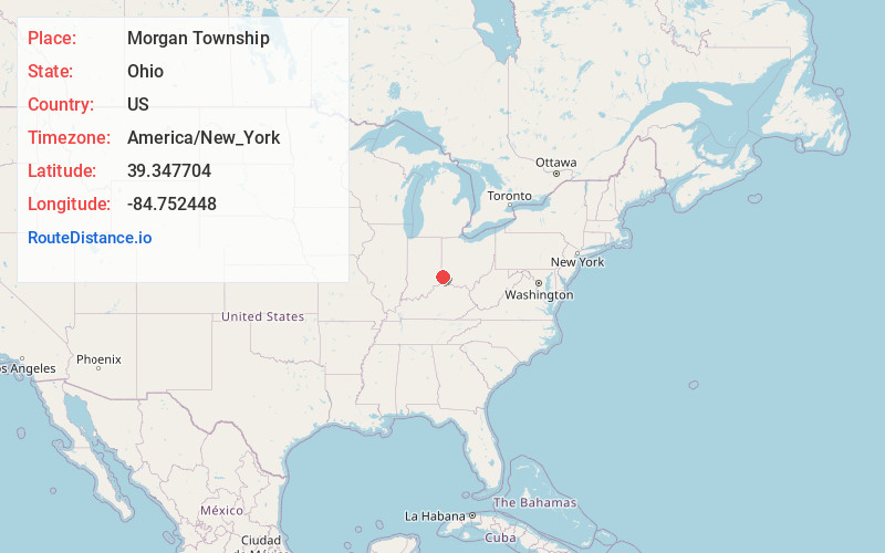 Map of Morgan Township