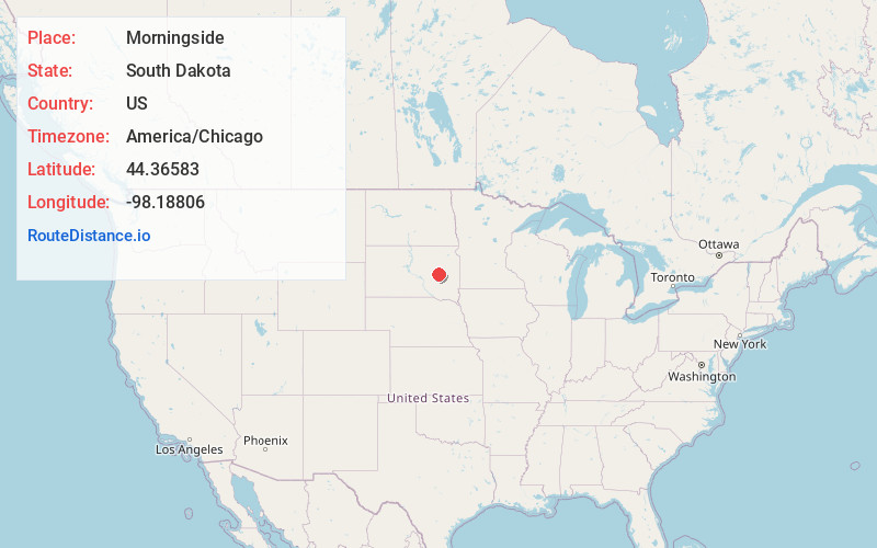 Map of Morningside