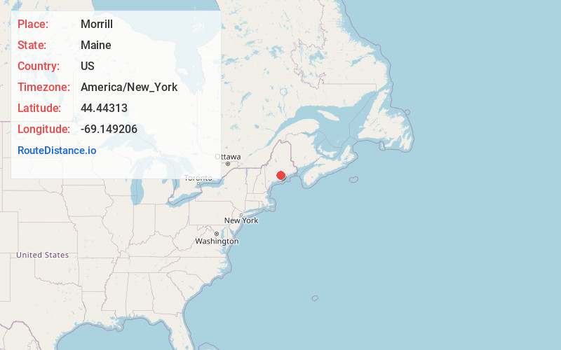 Map of Morrill