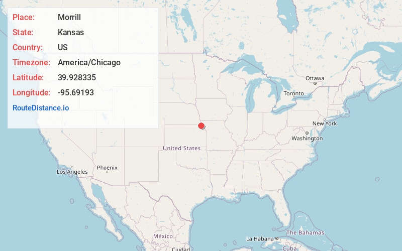 Map of Morrill