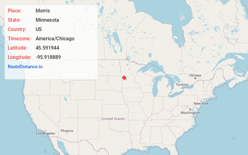 Map of Morris