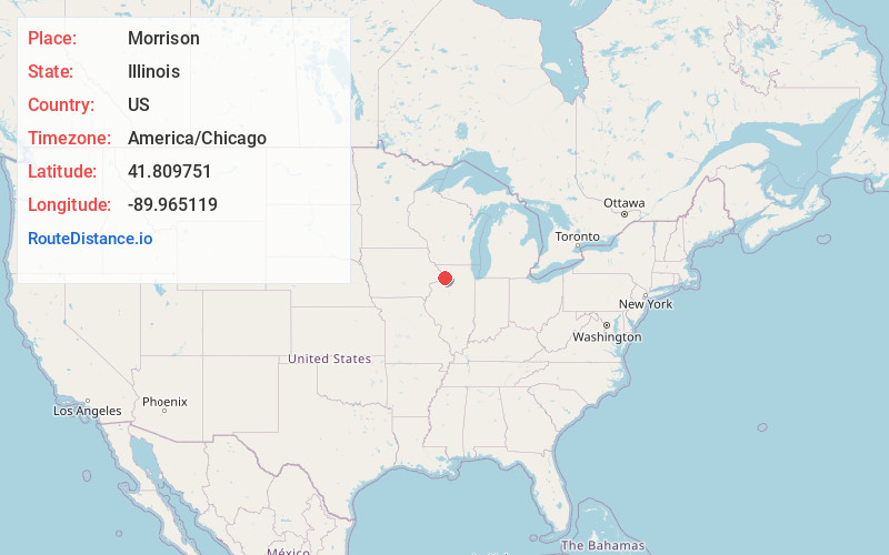 Map of Morrison
