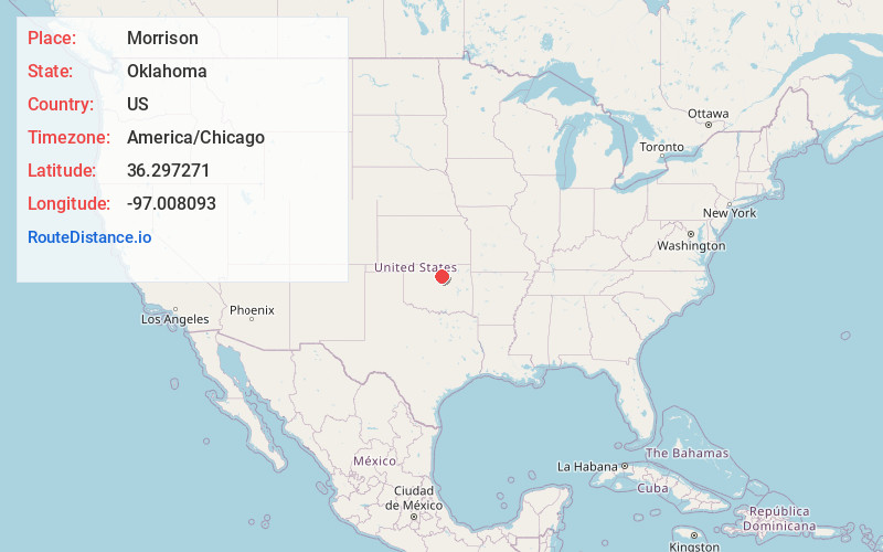 Map of Morrison