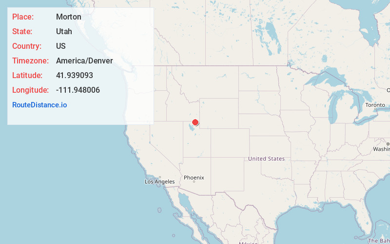 Map of Morton