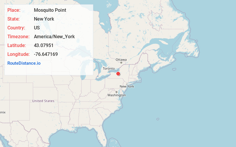 Map of Mosquito Point