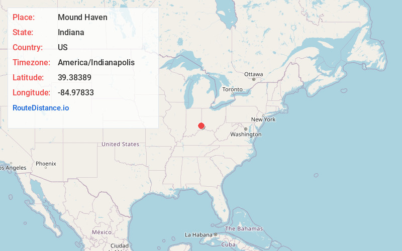 Map of Mound Haven