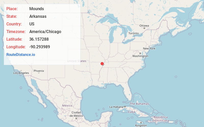 Map of Mounds