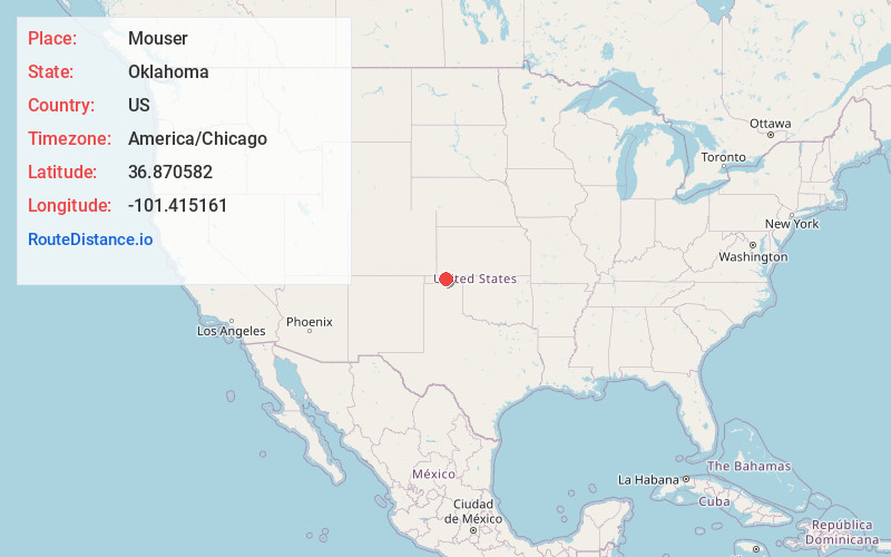 Map of Mouser