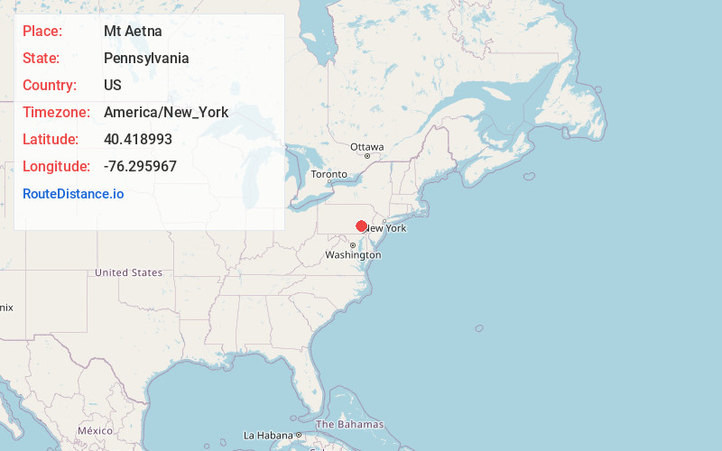 Map of Mt Aetna