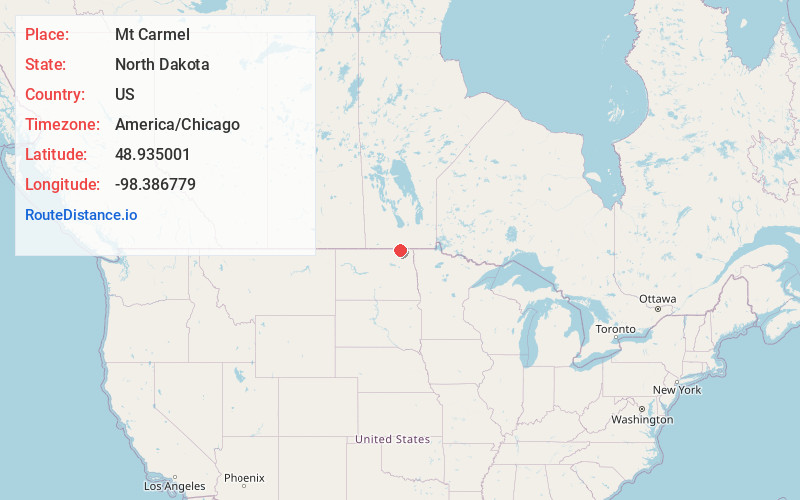 Map of Mt Carmel