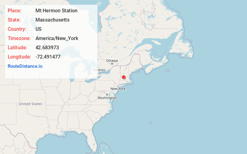 Map of Mt Hermon Station