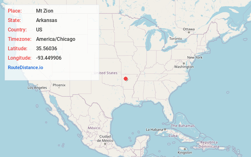 Map of Mt Zion