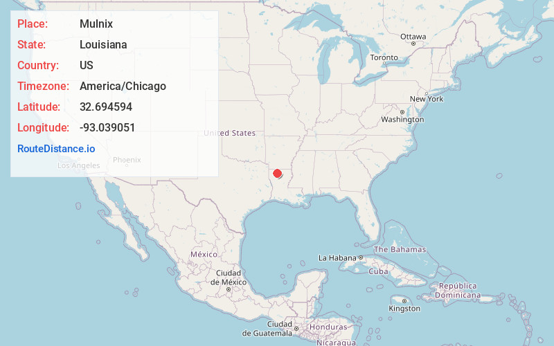Map of Mulnix